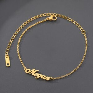 Charm bracelet – bracelet engraved name handwriting