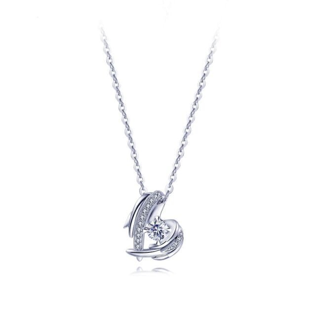 Luxury necklace with heart pendant for woman® 5